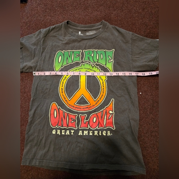 Vintage Great America One Ride Ine Love TShirt Men's Small - Picture 2 of 7